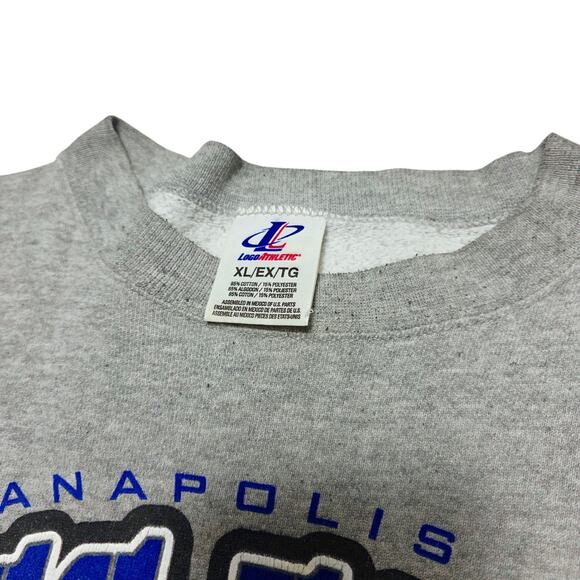 Vintage 1999 AFC East Champions Colts Sweatshirt Size XL Logo Athletic - Stained - Picture 3 of 9